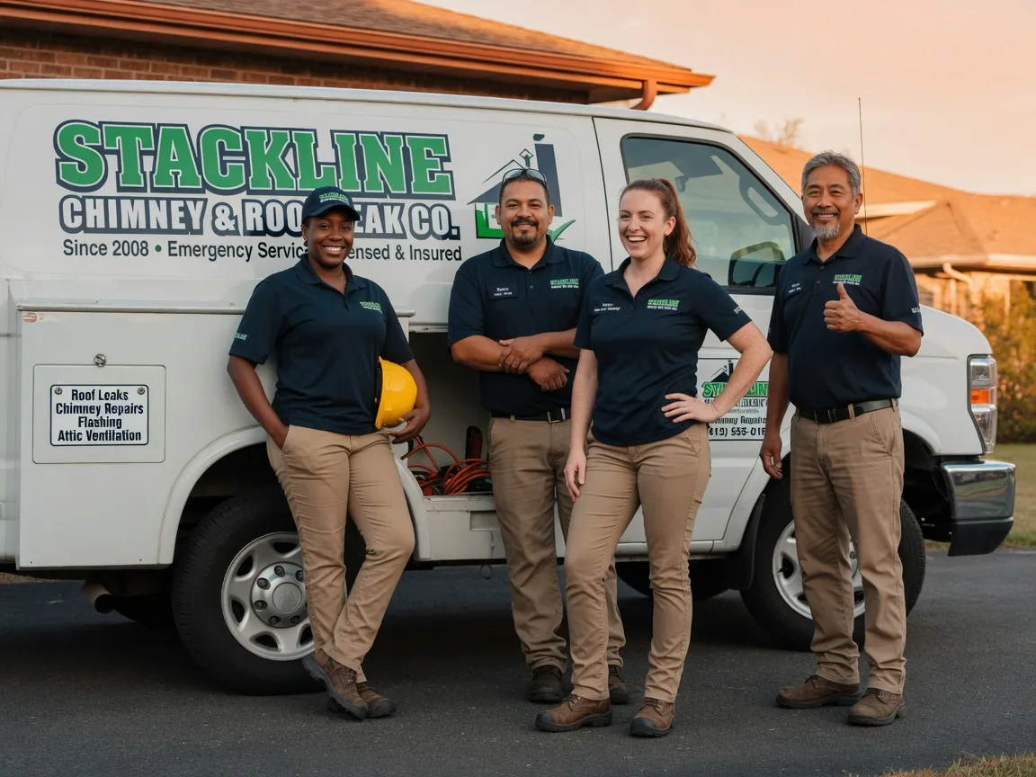 Chimney flashing repair company in Bonlee, NC
